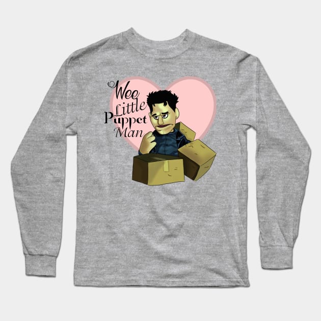 Wee Little Puppet Man Long Sleeve T-Shirt by keriilynne@gmail.com